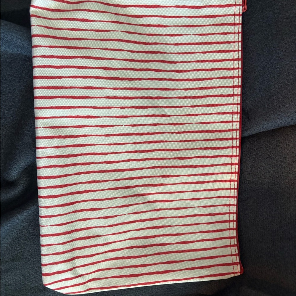 thirty-one Red and White Striped Tote Bag